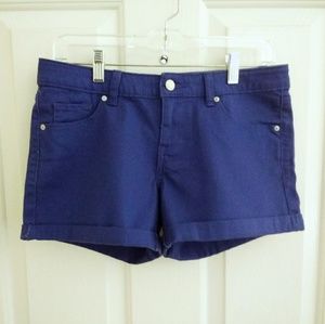 🌟DONATING 8/1 Cuffed denim shorts BLUE-VIOLET